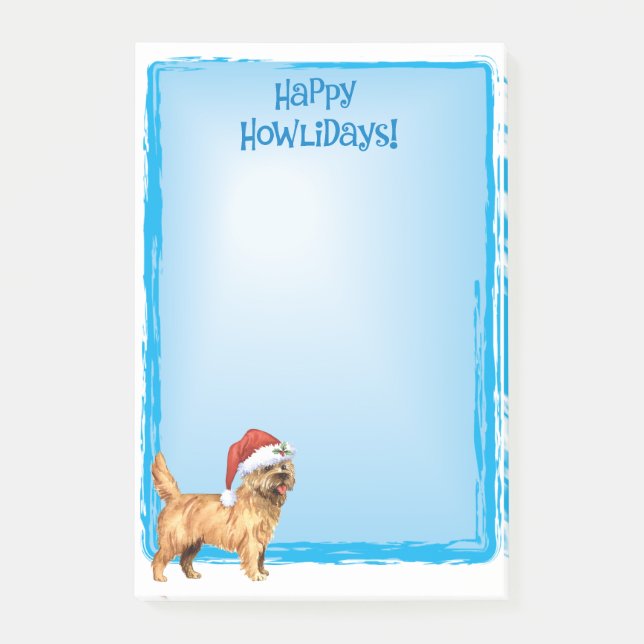 Post-it® Cairn Terrier heureux de Howlidays (Devant)