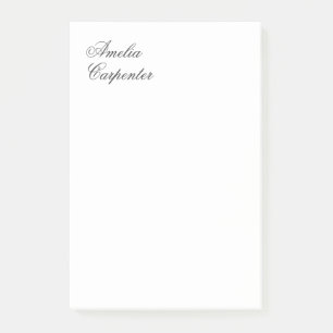 Post-it® Calligraphie classique minimaliste professionnel