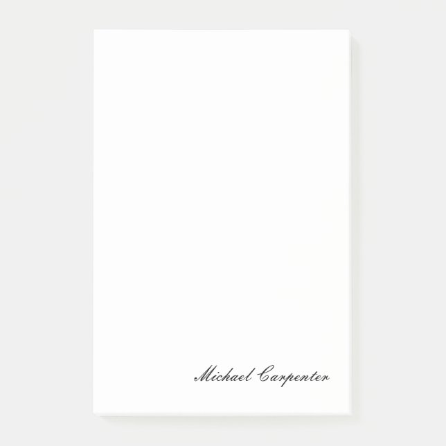 Post-it® Calligraphie professionnelle simple (Devant)