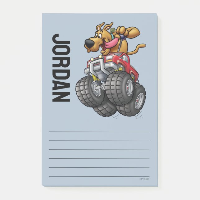 Post-it® Camion monstre Scooby-Doo | Ajouter Votre Nom (Devant)