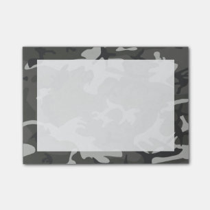 Post-it® Camouflage Abstrait gris moderne