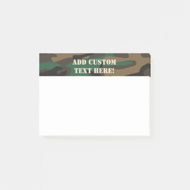 Post-it® Camouflage militaire Brown vert (Devant)