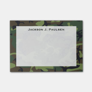 Post-it® Camouflage vert, Brown, noir