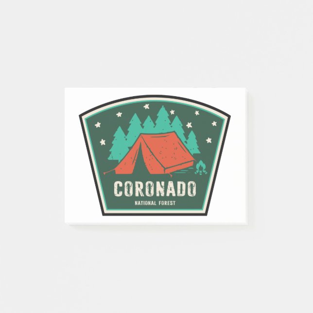 Post-it® Camping forestier national du Coronado (Devant)