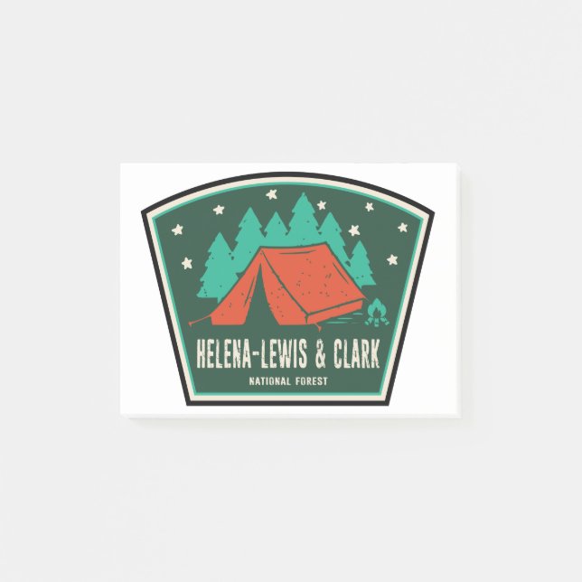Post-it® Camping forestier national Helena-Lewis et Clark (Devant)