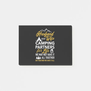 Post-it® Camping Mari Et Femme Partenaire À Vie