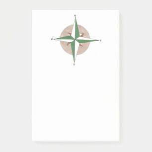 Post-it® Camping Randonnée extérieur Camp d'été Compass