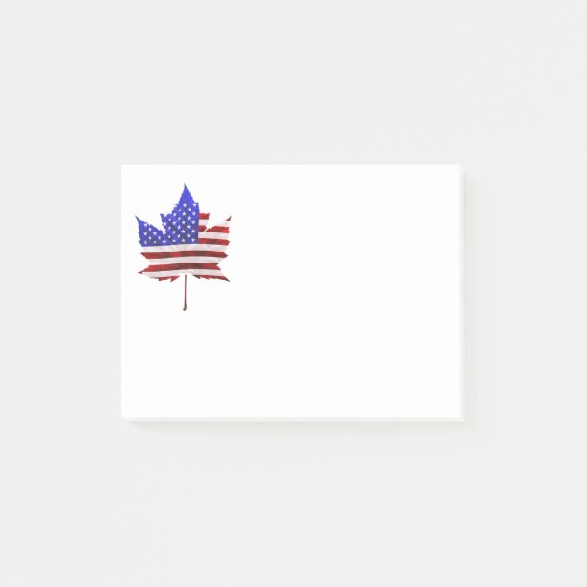 Post-it® Canada USA Souvenir Post-it-Notes (Devant)