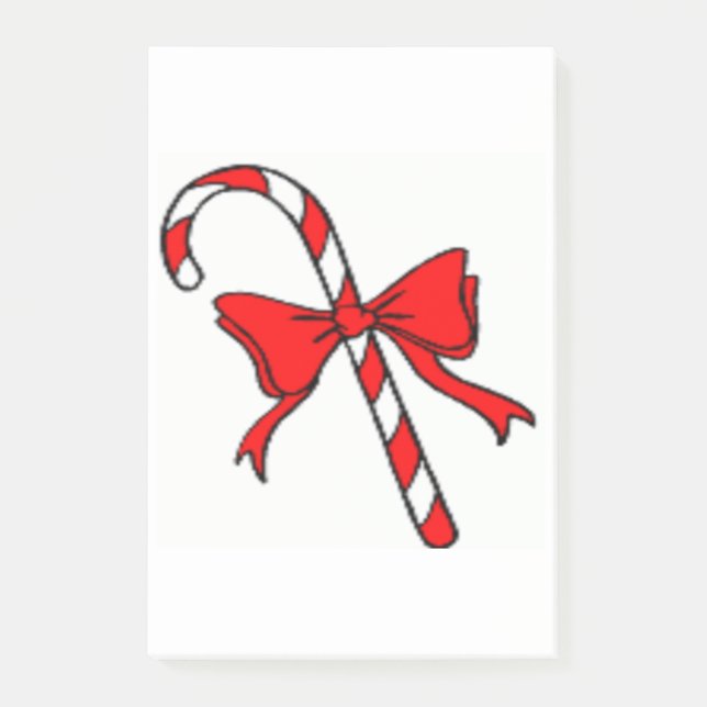 POST-IT® CANDYCANE DE NOËL (Devant)
