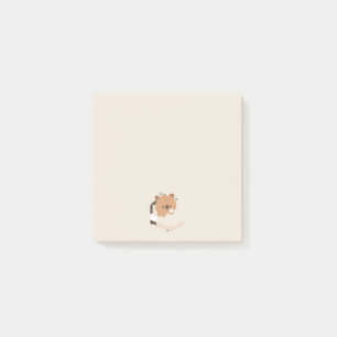 Post-it® Capybara mignon et fatigué