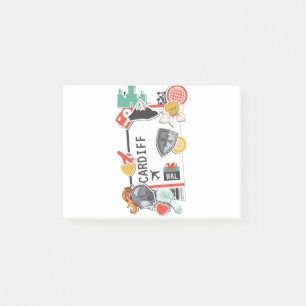 POST-IT® CARDIFF DE PASSE D'EMBARQUEMENT WALDS