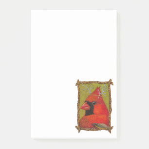 Post-it® Cardinal et Cicada Post-it-note pad