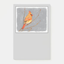 Cardinal sur la peinture de branche - Art original
