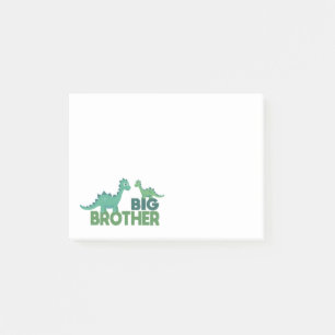 Post-it® Caricature de grand frère dinosaure frère animal f