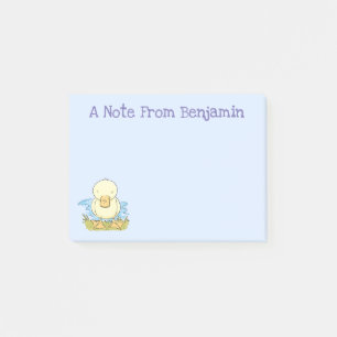 Post-it® Caricature jaune mignon pour canard bébé