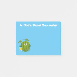 Post-it® Caricature joli et souriant de pastèque