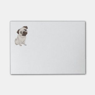 Post-it® Carlin de caricatures Chien de Chien de Chien de C