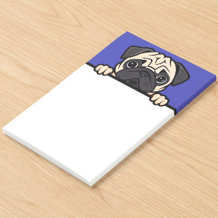 Post-it® Carlin Lover mignon Peeking Chien Chien Cadeaux