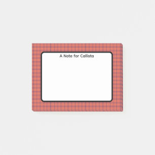 Post-it® Carreaux orange