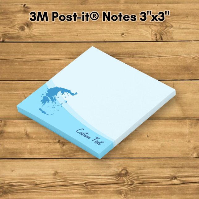 Post-it® Carte de Grèce (Créateur téléchargé)