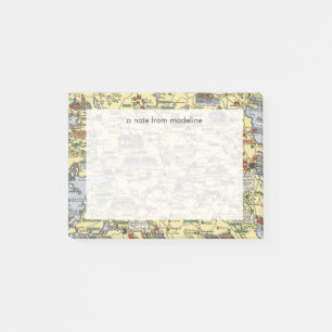 Post-it® Carte de l'Irlande historique