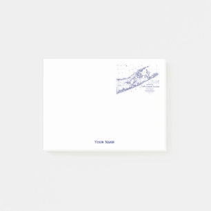 Post-it® Carte de Long Island The Hamptons