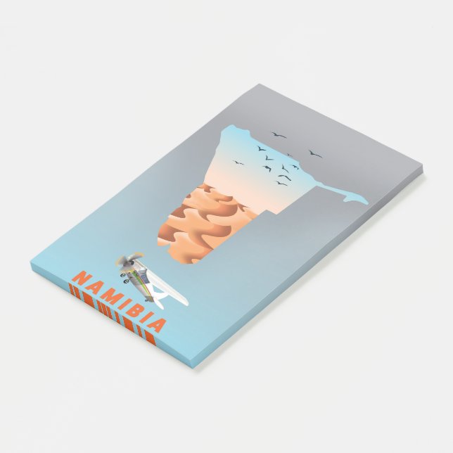 Post-it® Carte de Namibie (Incliné)