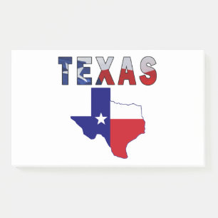 Post-it® Carte des drapeaux avec le Texas