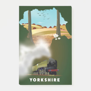 Post-it® Carte du chemin de fer Yorkshire