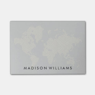 Post-it® Carte du monde numérique