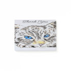 Carte personnalisée Watercolor Siamese Ragdoll Cat