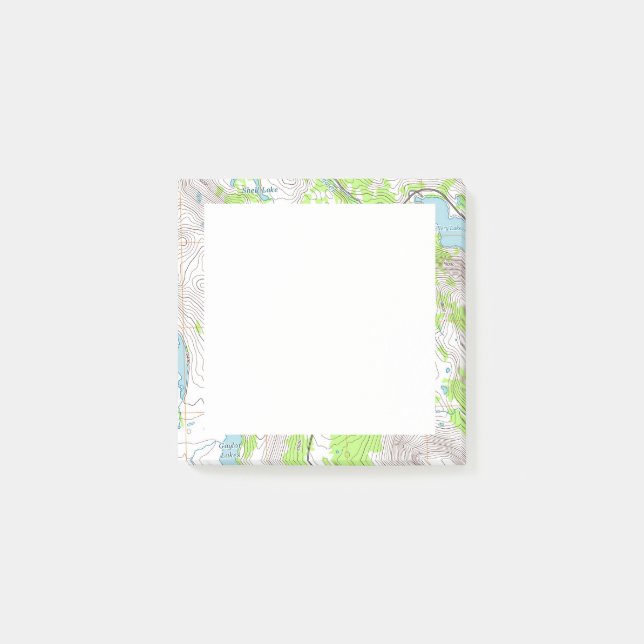 Post-it® Carte topographique (Devant)