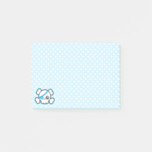 Post-it® Cartes à notes Kawaii Pirate Skull