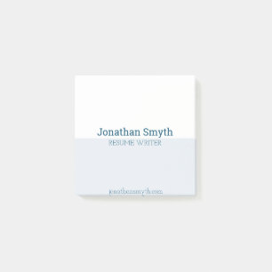 Post-it® Cartes de poste simples, blanches et bleues