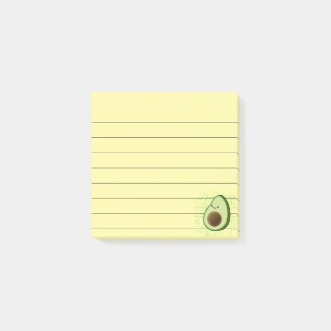Post-it® Carton mignon Avocado détendu 3x3 (Devant)