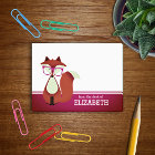 Cartoon sucré Red Fox personnalisé