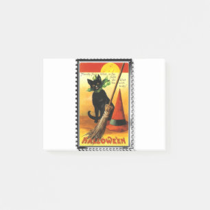 Post-it® Casquette des sorcières assis de Halloween Kitty