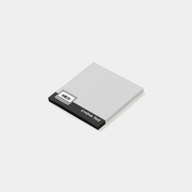 Post-it® Cassette audio Grey (Incliné)