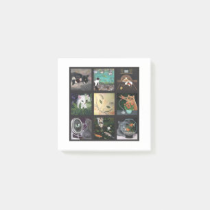 Post-it® Cat Quilt. Neuf images de félin amusant