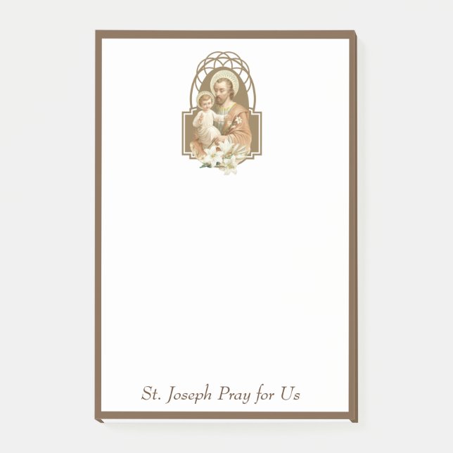 Post-it® Catholique traditionnel de Jésus de bébé de St (Devant)