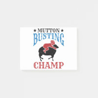 Cavalier de mouton de champion de Mutton Busting