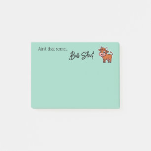 Post-it® Ce n’est pas que quelque feuille de taureau Snarky