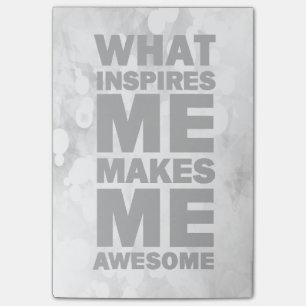 Post-it® Ce qui m'inspire me rend impressionnant
