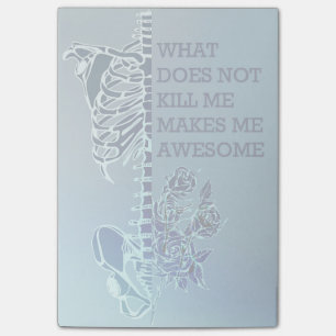Post-it® Ce Qui Ne Me Tue Pas Me Rend Super