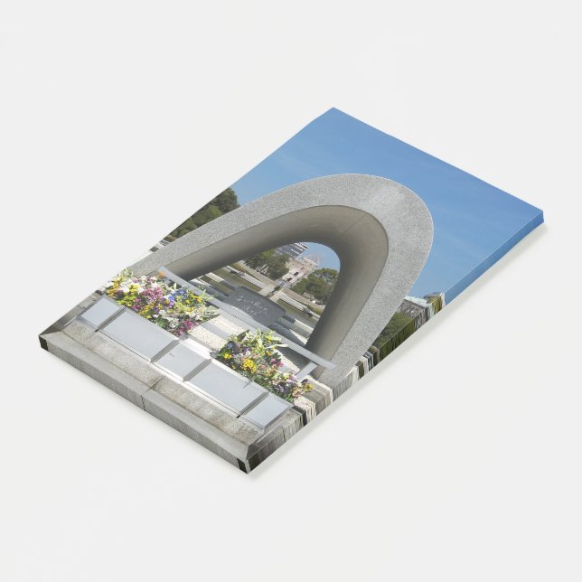 Post-it® Cénotaphe commémoratif d'Hiroshima (Incliné)