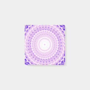 Post-it® Cercles violets lumineux motif