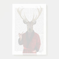 Cerf dans la veste de tabac