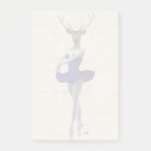 Post-it® Cerf de ballet en bleu
