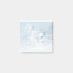 Post-it® Cerfs et pins d'hiver