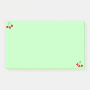 Post-it® Cerises sur les billets Green Postit®